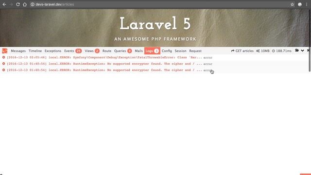 Ferramenta de debugging para Laravel - Visão Geral [Barryvdh/PHP Laravel Debugbar] смотреть онлайн