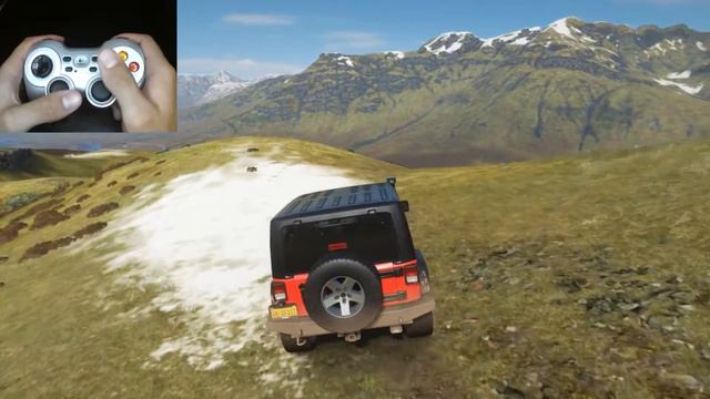 Jeep Wrangler - Forza Horizon 4 | Logitech F710 gameplay смотреть онлайн
