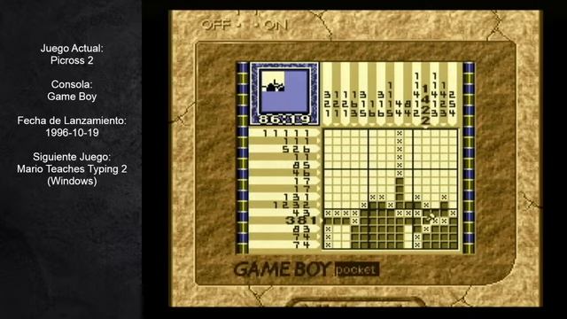 [#222-12] Picross 2 (Game Boy) смотреть онлайн