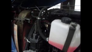 Установка расширительного бачка на трактор