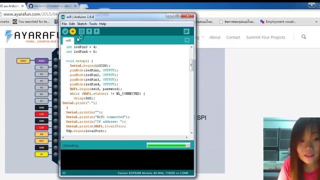 รู้จักคำสั่งติดดับLEDผ่านWIFIโดยใช้บอร์ดNode MCU ESP8266 смотреть онлайн