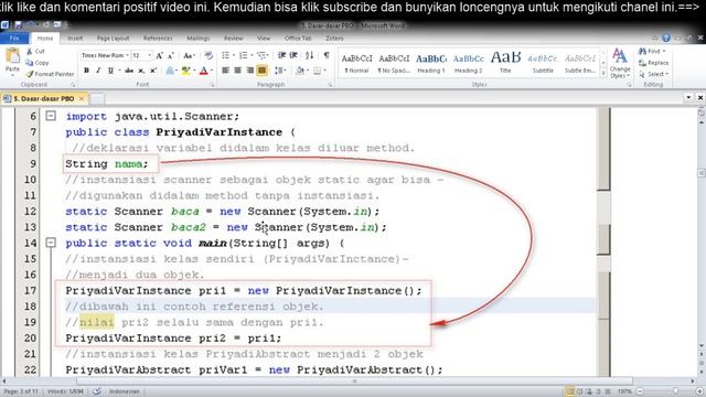 Pemahaman dasar OOP pada java - Kuliah online Komputer di ambarawa смотреть онлайн