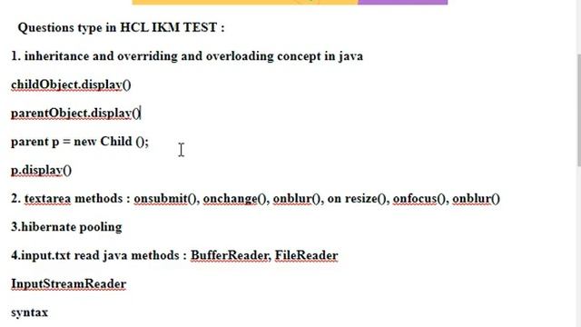 ikm test HCL . All Questions and Description part 1 смотреть онлайн