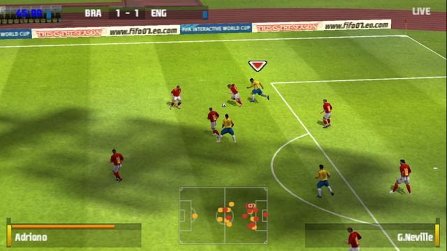 FIFA Soccer 07 - PSP - Gameplay смотреть онлайн