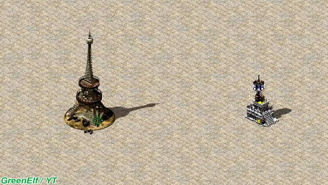 Paris Tower vs Mayan Pyramid - Red Alert 2 смотреть онлайн
