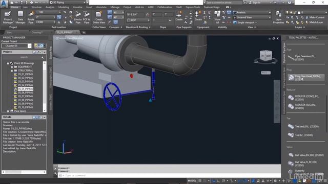 PIPING ROUTING IN AUTO-CAD PLANT 3D MEP IN PLANT 3D HOW TO MAKE PIPING IN PLANT 3D смотреть онлайн