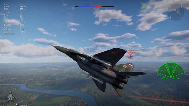 War Thunder - Миг29 НО ТЫ ЧЕРТОВ БЛЕНДЕР!! смотреть онлайн