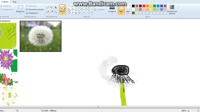 рисуем с Lanoy Cherep (5) одуванчик смотреть онлайн