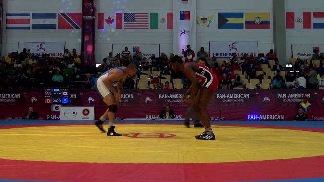BRONZE FS - 97 kg: Arjun Singh GILL (CAN) df. Nathanael Emmanuel ROSE (TRI) by TF, 10-0 смотреть онлайн