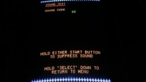 Q*Bert: Sound Test Menu