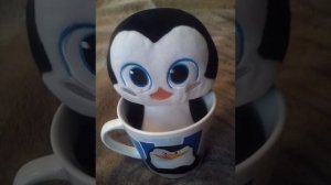 Акция магнит игрушка в кружке или маленький герои ищут друзей пингвин из Мадагаскара