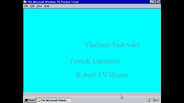 Windows 95 Easter Eggs discovered 25 years later смотреть онлайн