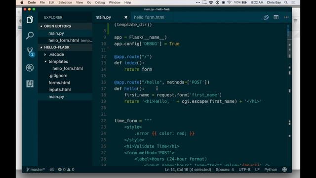 Using Jinja2 Templates in Flask смотреть онлайн