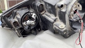 Установка линз в обычную рефлекторную фару Jetta 5