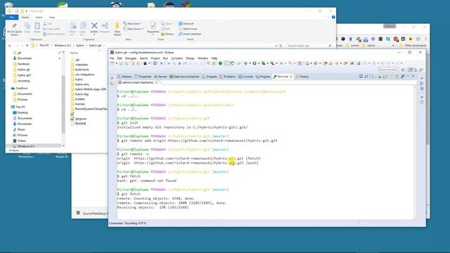 hybris and GIT integration part 14 - clone remote repo смотреть онлайн