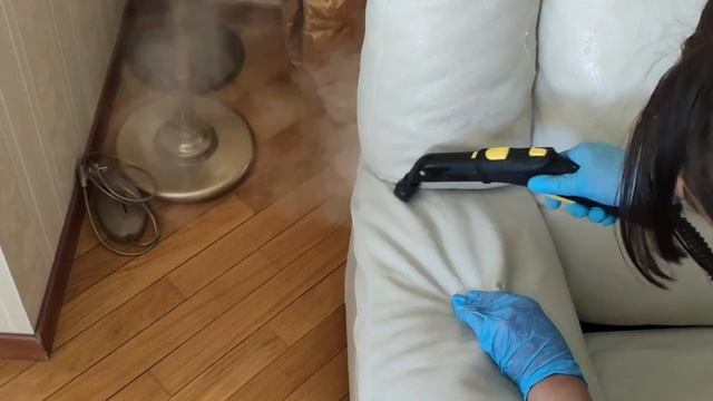 Чистка кожаного дивана со спальным местом. смотреть онлайн