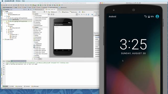 Android Studio - Hello World смотреть онлайн