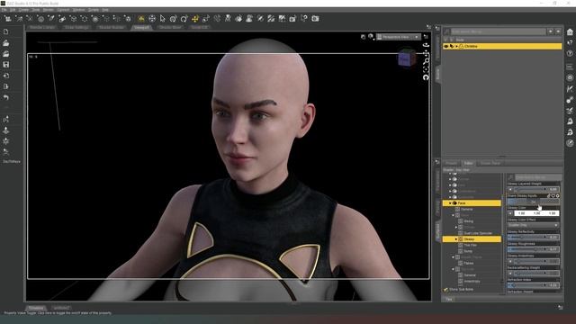 Daz Studio: The surfaces tab WRT Human skin смотреть онлайн