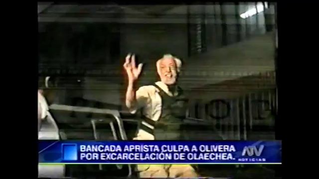 APRA Culpó A Fernando Olivera Por La Excarcelación De Olaechea