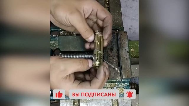 Как сделать зажигалку огниво из гильзы смотреть онлайн