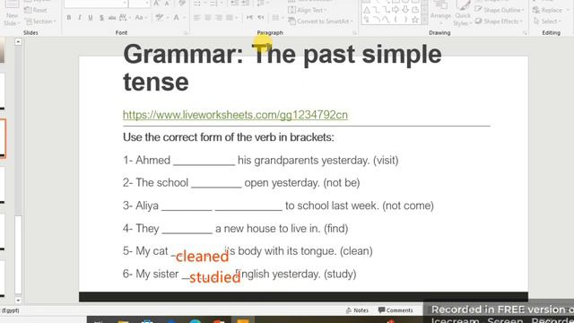 مراجعه امتحانيه على الجرامر كله فى دقائق ، Revision, grammar, past simple, present simple,... смотреть онлайн