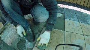 Кладка тротуарной плитки под автомобиль своими руками