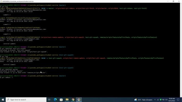 Git मे commits को Squash कैसे करे ? | How to squash commits in git #theHutruuConcepts смотреть онлайн