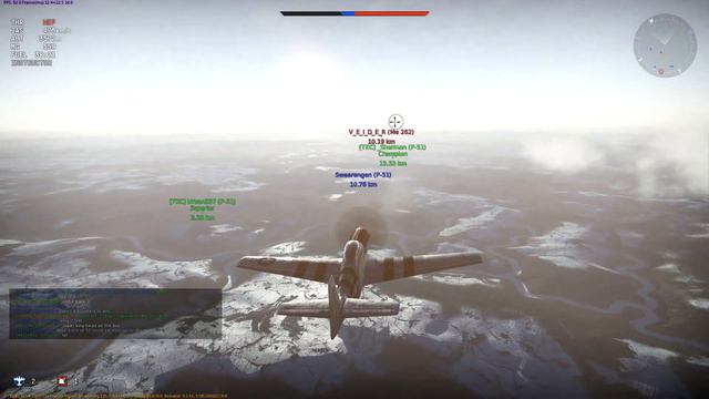 War Thunder Gameplay - P-51 Mustang vs Me 262 Jet Fighters смотреть онлайн