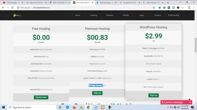 5+ Free Hosting in 2020 | Lifetime Free Hosting+Free SSL+Wordpress смотреть онлайн