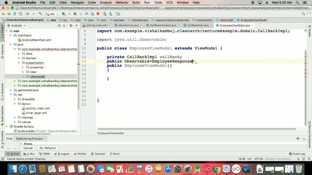 Clean Architecture ( Rxjava and Retrofit ) Recyclerview List смотреть онлайн
