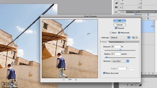 Photoshop CS4 Resize and Sharpen for Web Part I смотреть онлайн