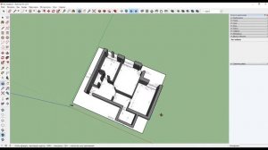 Рисуем квартиру в SketchUp. Выпуск №1.  "Рисуем стены"