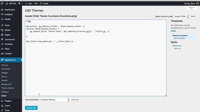 Remove The WordPress Admin Bar - Disable Admin Bar For All Users | WP Learning Lab смотреть онлайн