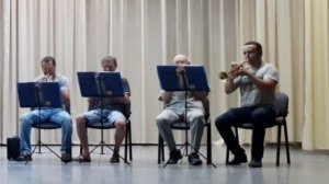 Попурри на зарубежные песни - духовой оркестр