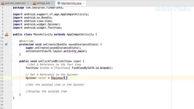 android app development tutorial for beginners Part 26 | Find Drink java file смотреть онлайн