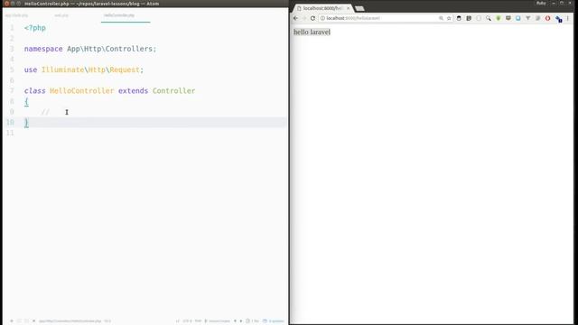 Laravel 5.5 lesson - 8 - Part 1 Introduction to Basic routes + Demo смотреть онлайн