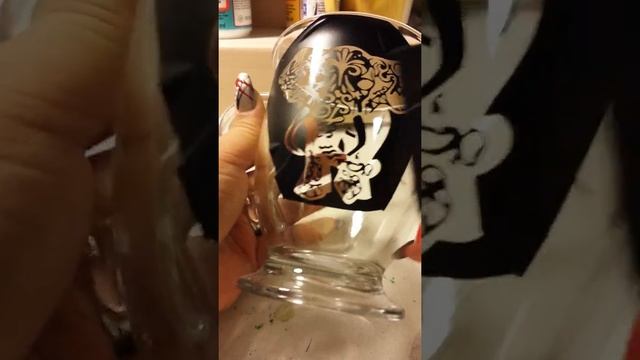 Glass Etching with 631 Vinyl and Etching Cream смотреть онлайн