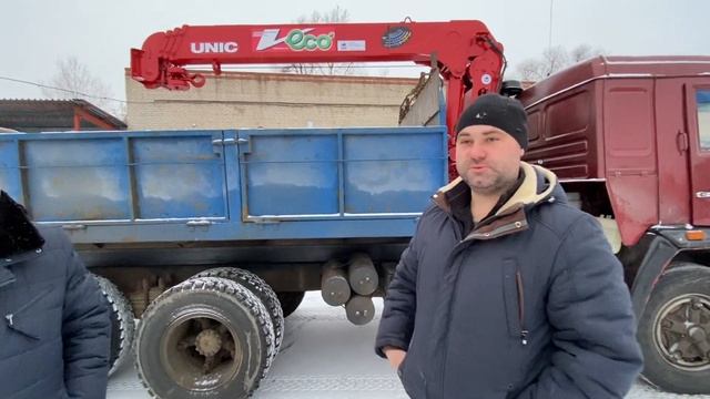 Смонтировали UNIC URU504USR на КАМАз. Клиенты Виктор и Антон приехали за машиной и оставили отзыв. смотреть онлайн