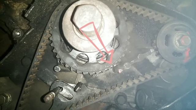 Всё о замене ремня ГРМ Mitsubishi 2.5 D (4D56, 8-ми клапанный) на примере L300 смотреть онлайн