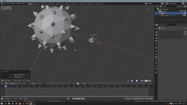 3D моделирование в Blender - система частиц | Уроки blender #blender3d смотреть онлайн