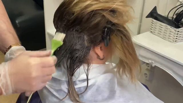 Сolor Correction. Коррекция отросшего окрашивания.