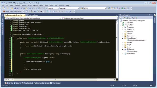 REST API in ASP.NET MVC смотреть онлайн