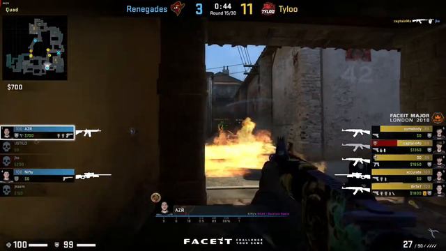 Let's Play - CS:GO, TYLOO vs Renegades, Map 1 - Inferno (8th of September 2018), FACEIT Major 201.. смотреть онлайн