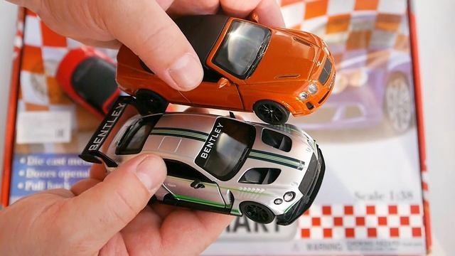 Новинка от Kinsmart 2021 - Bentley Continental GT3 - обзор и сравнение с предыдущей версией