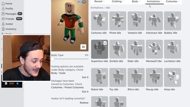 MAKING TEEN TITANS GO ROBIN a ROBLOX ACCOUNT смотреть онлайн