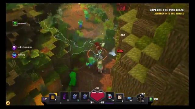 How to Unlock Panda Plateau [Dingy Jungle Secret Level] MineCraft Dungeons смотреть онлайн