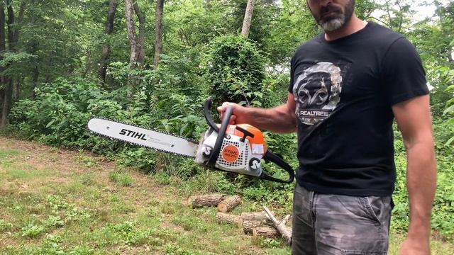 How To Start A STIHL MS211 Chainsaw смотреть онлайн