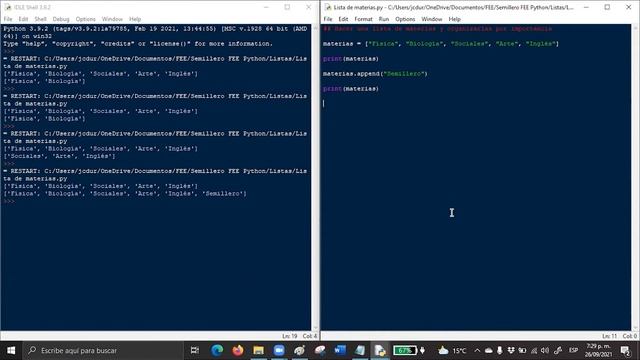 7.5 Funciones Append y Remove - Aprende Python con Miniproyectos - Miniproyecto 7 смотреть онлайн