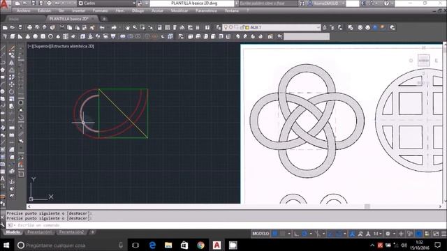 3 Matriz polar - Desfase - Recortar - Sombreados - Insertar una foto en AUTOCAD смотреть онлайн