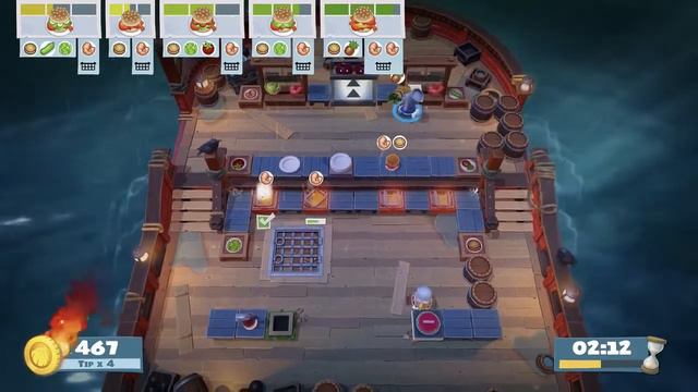 Overcooked! All You Can Eat- Extra Trimmings The Ever Peckish Rises Lvl 1-3